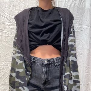 Camo cardigan